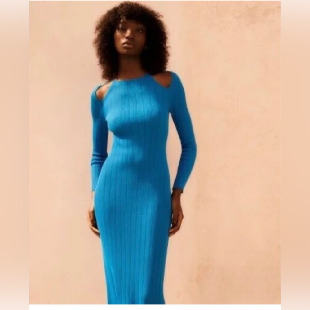 Zara Cut out knit Dress